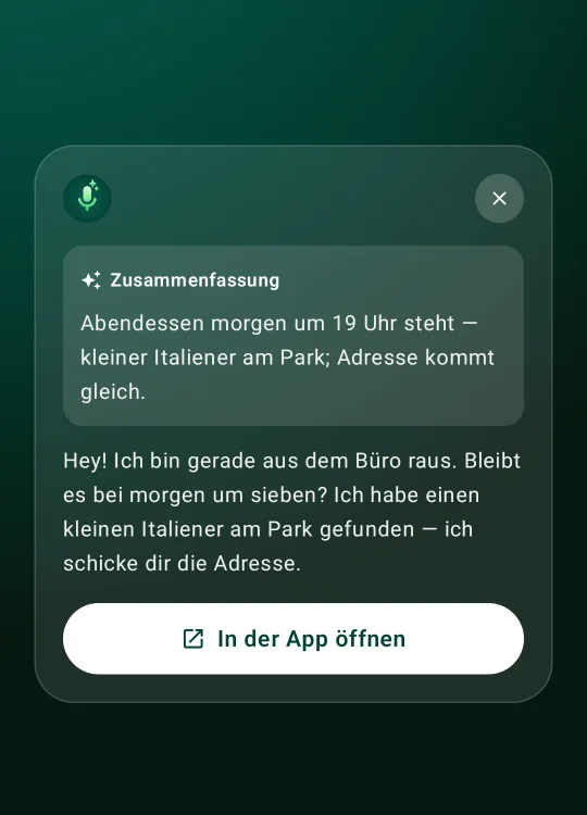 Screenshot 2 der Kaption-App für Android