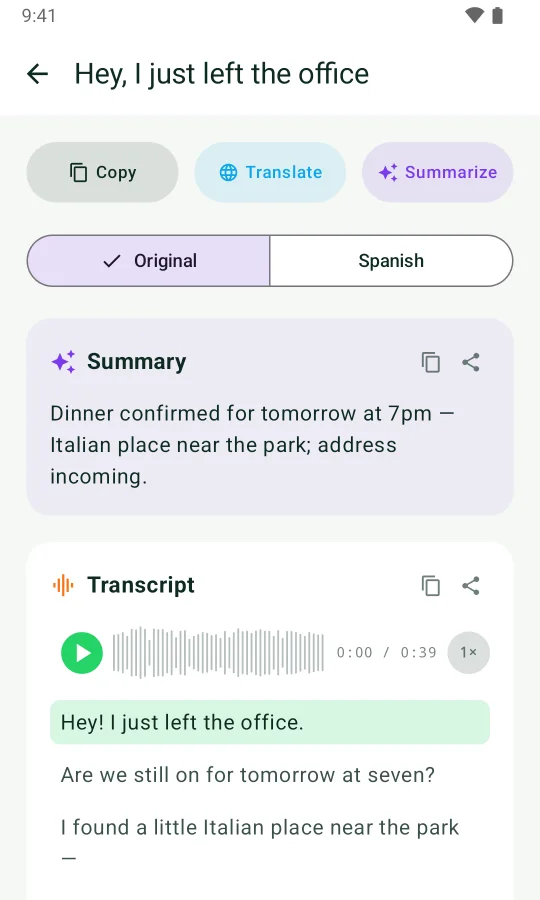 Kaption Android app screenshot 3
