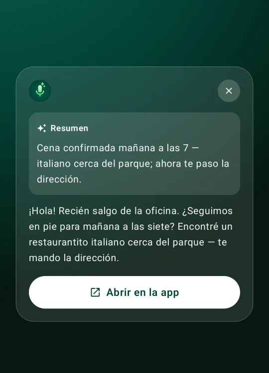 Captura 2 de la aplicación Kaption para Android