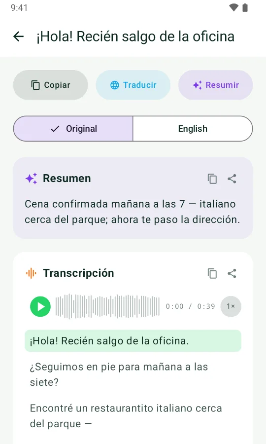 Captura 3 de la aplicación Kaption para Android