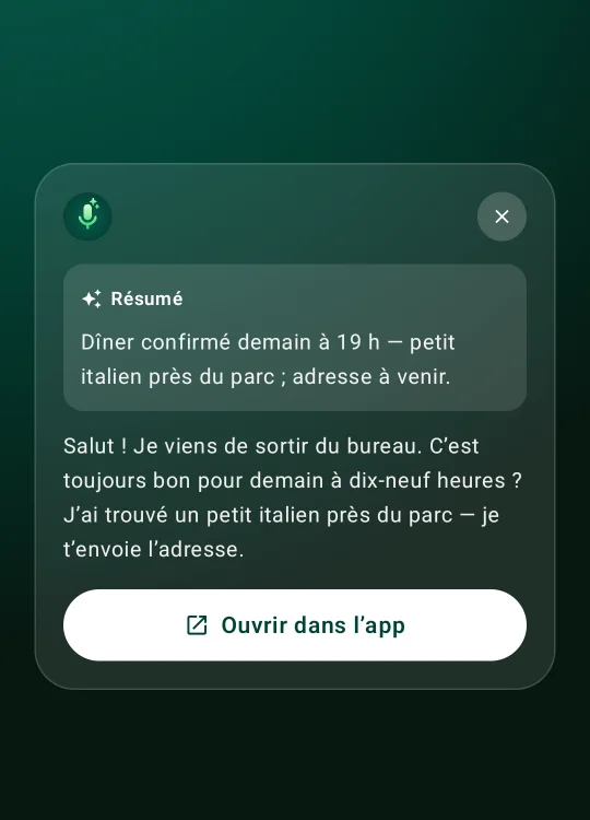 Capture d’écran 2 de l’application Kaption pour Android