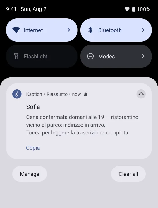 Screenshot 4 dell’app Kaption per Android