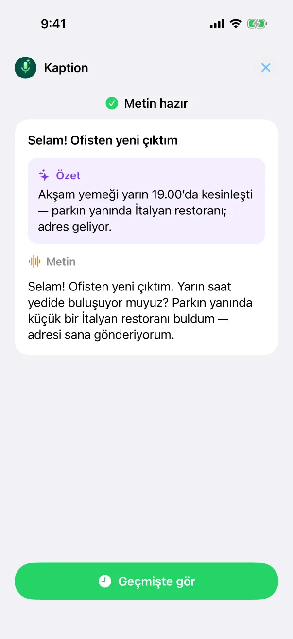 iOS için Kaption uygulaması ekran görüntüsü 2